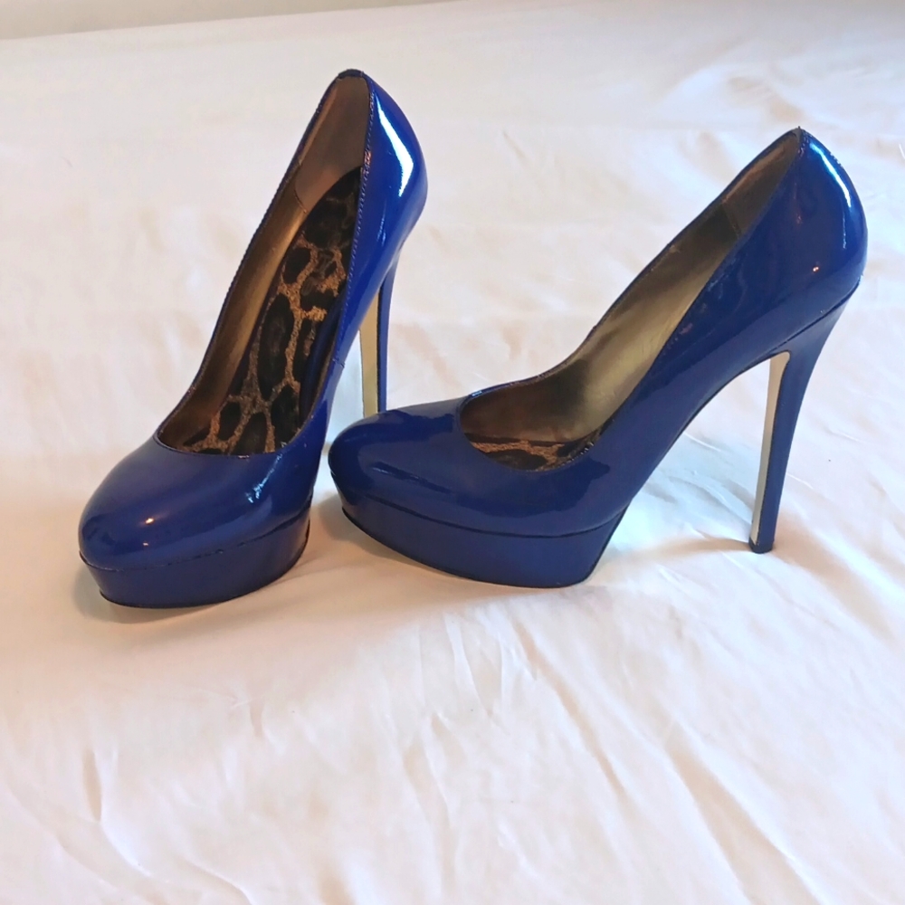 Bebe Stilleto. Blue. Sz 8